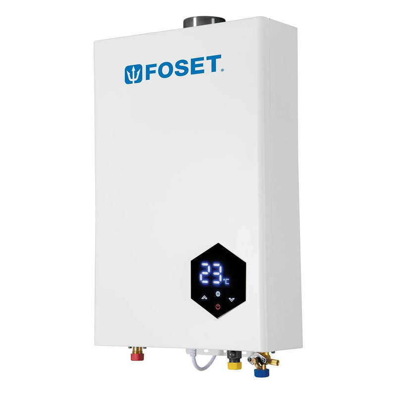 Calentador instantáneo modulante,24 L, gas LP, 4 servicios