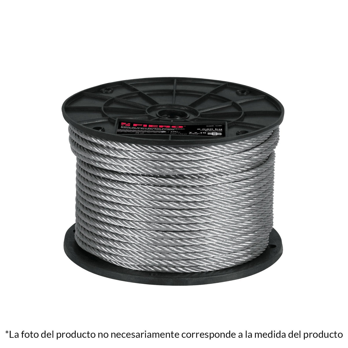 Cable flexible de acero 3/32", 7X19, 300 m