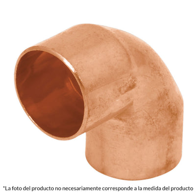 Codo 90° de cobre 2"