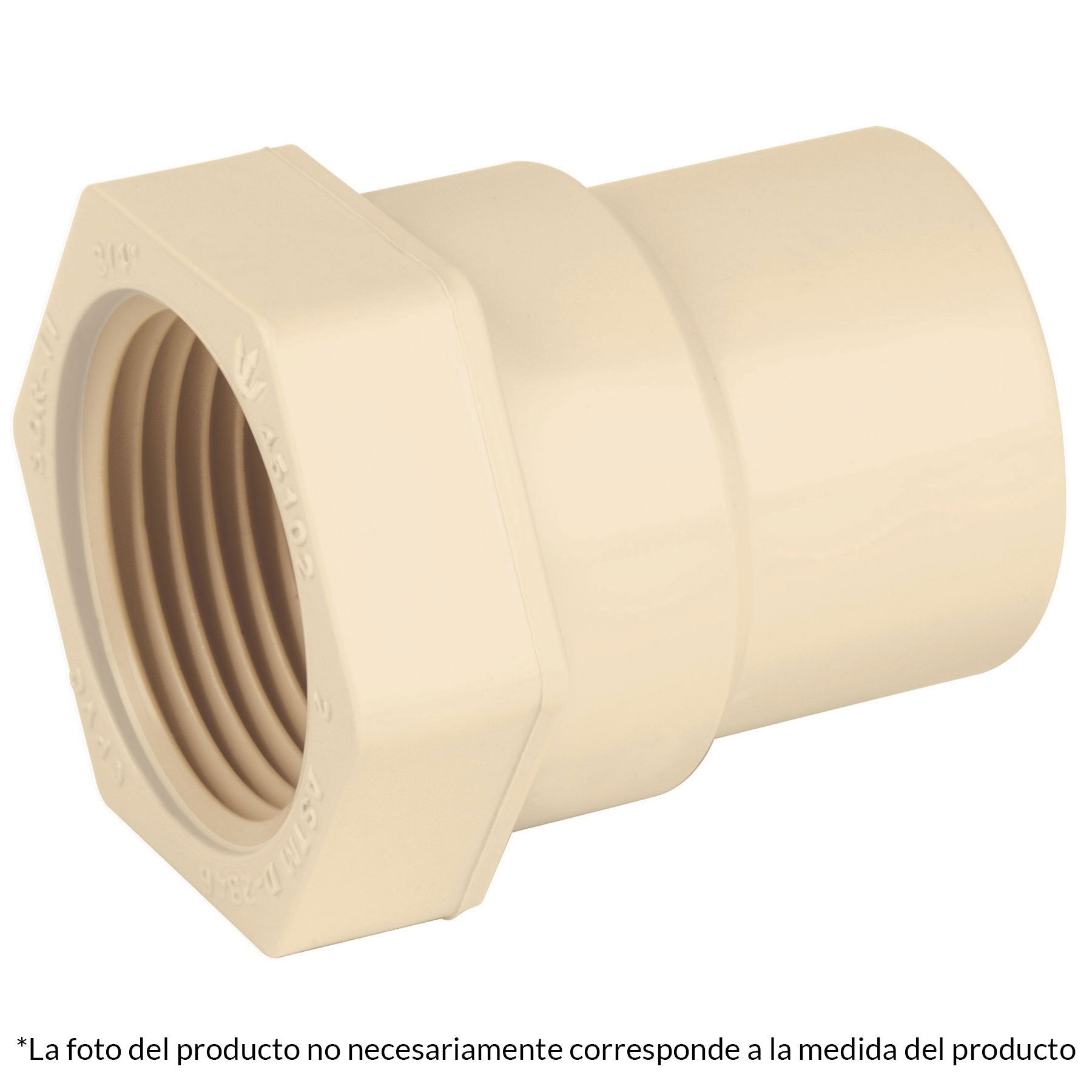 Conector hembra de CPVC 1/2"