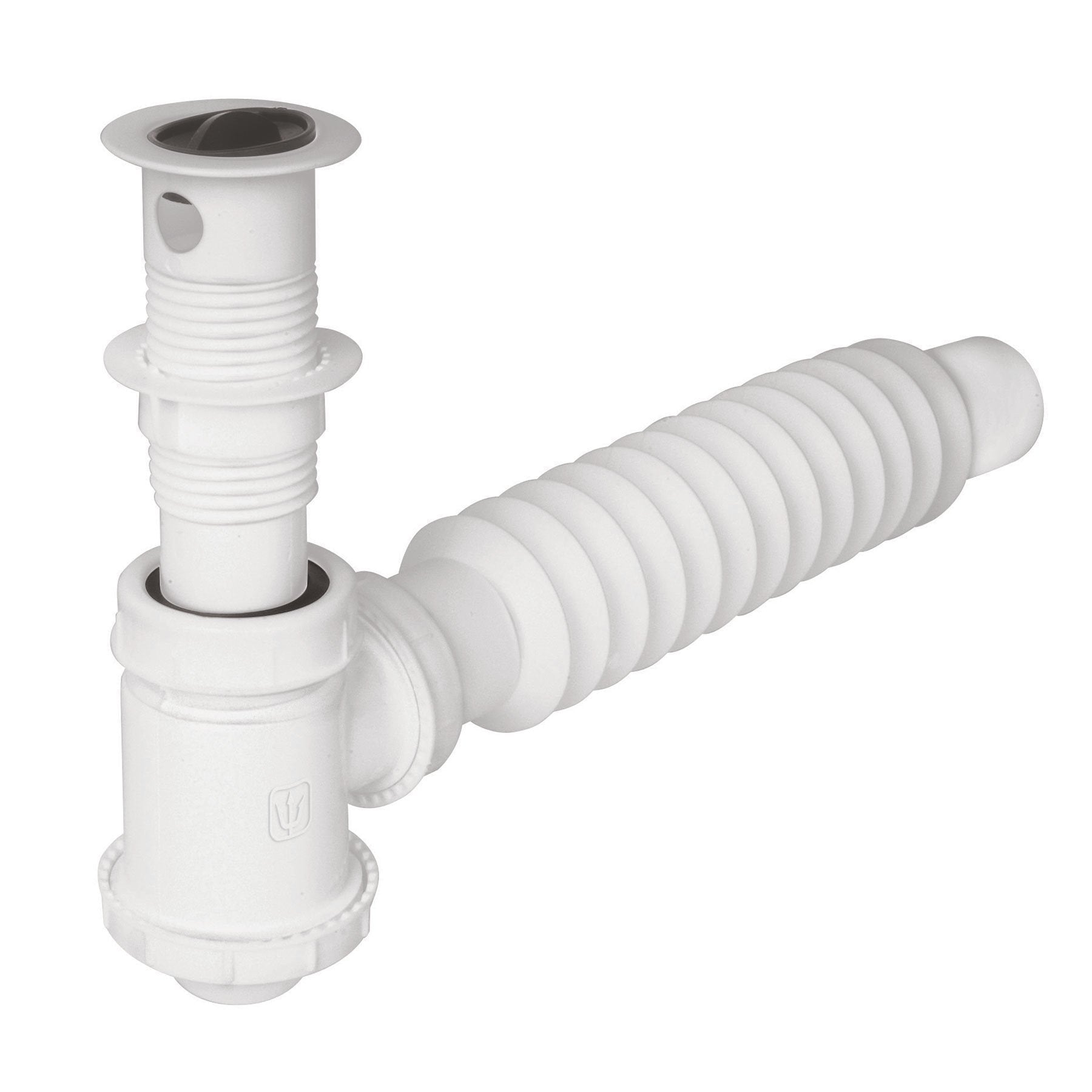 Céspol de bote p/lavabo con contra, polipropileno, 1-1/4"