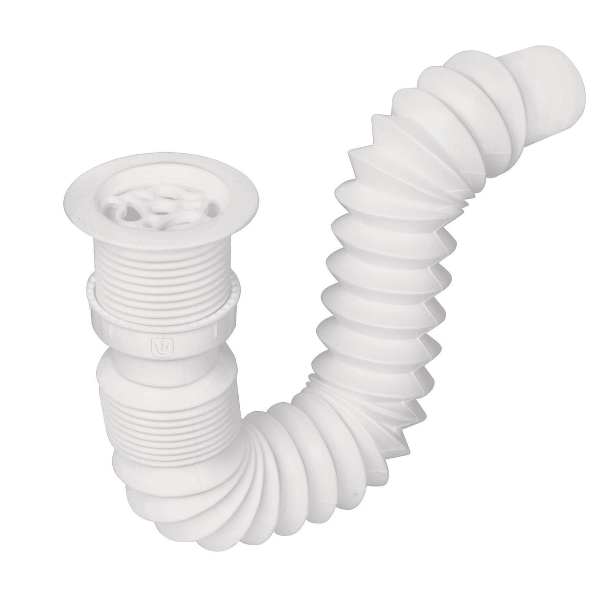 Céspol flexible p/fregadero c/contra 2 1/2", polipr, 1-1/2"