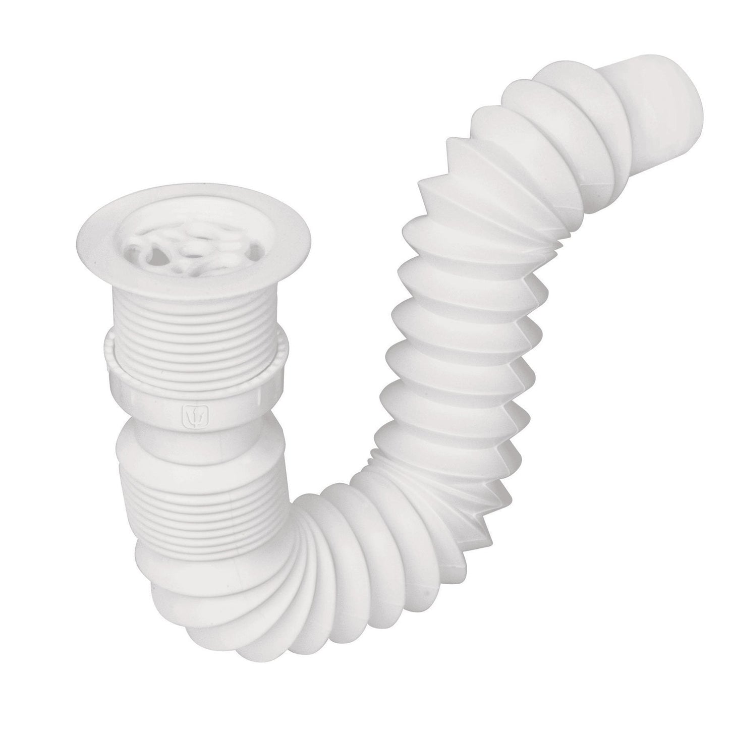 Céspol flexible p/fregadero c/contra 2 1/2", polipr, 1-1/2"