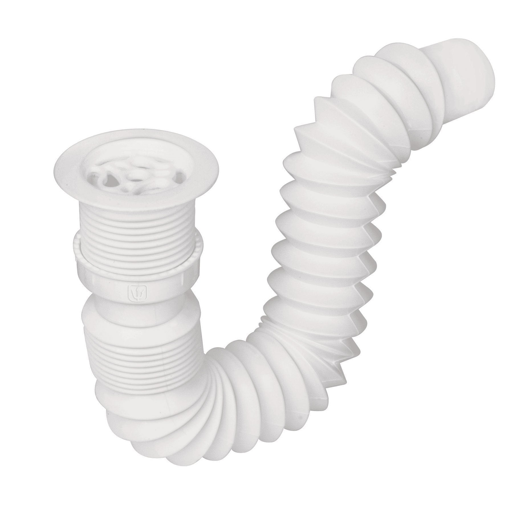 Céspol flexible p/fregadero c/contra 2 1/2", polipr, 1-1/2"