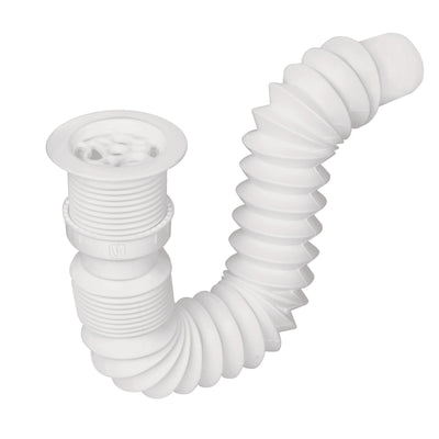 Céspol flexible p/fregadero c/contra 2 1/2", polipr, 1-1/2"