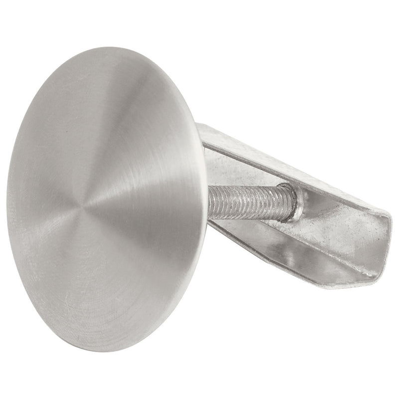 Cubretaladro de acero inoxidable, satinado, 44 mm