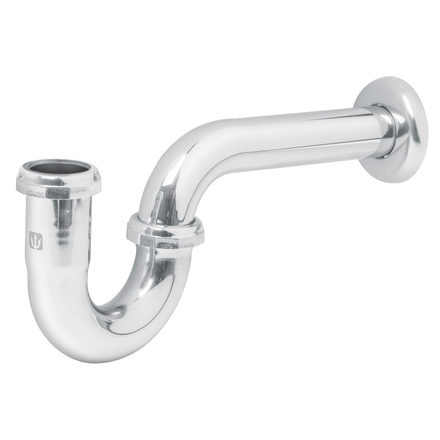 Céspol p/lavabo de latón sin contra, cromo, 1-1/4"