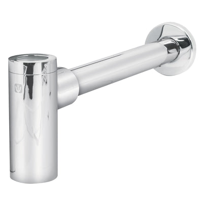 Céspol de bote p/lavabo minimalista s/contra, cromo, 1-1/4"