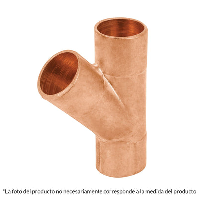 Yee de cobre 1"