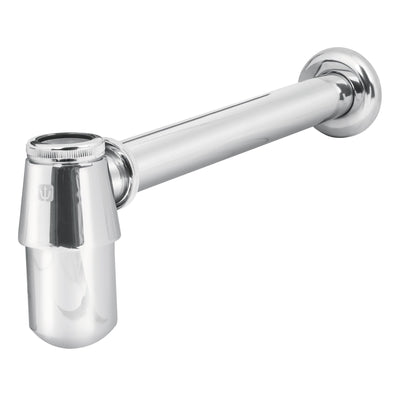 Céspol de bote para lavabo sin contra, cromo, 1-1/4"