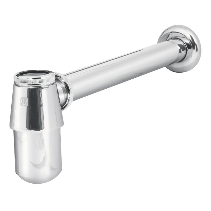 Céspol de bote para lavabo sin contra, cromo, 1-1/4"