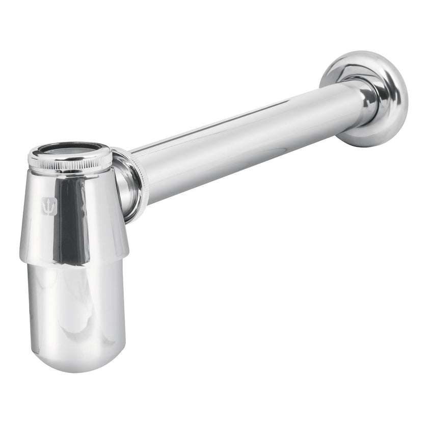 Céspol de bote para lavabo sin contra, cromo, 1-1/4"