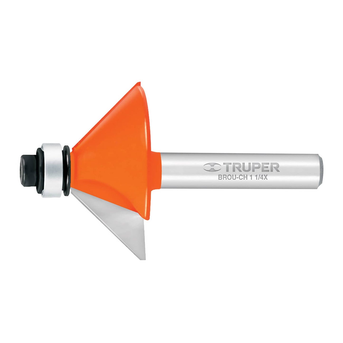 Broca para router, chaflán, 1-1/4" con balero