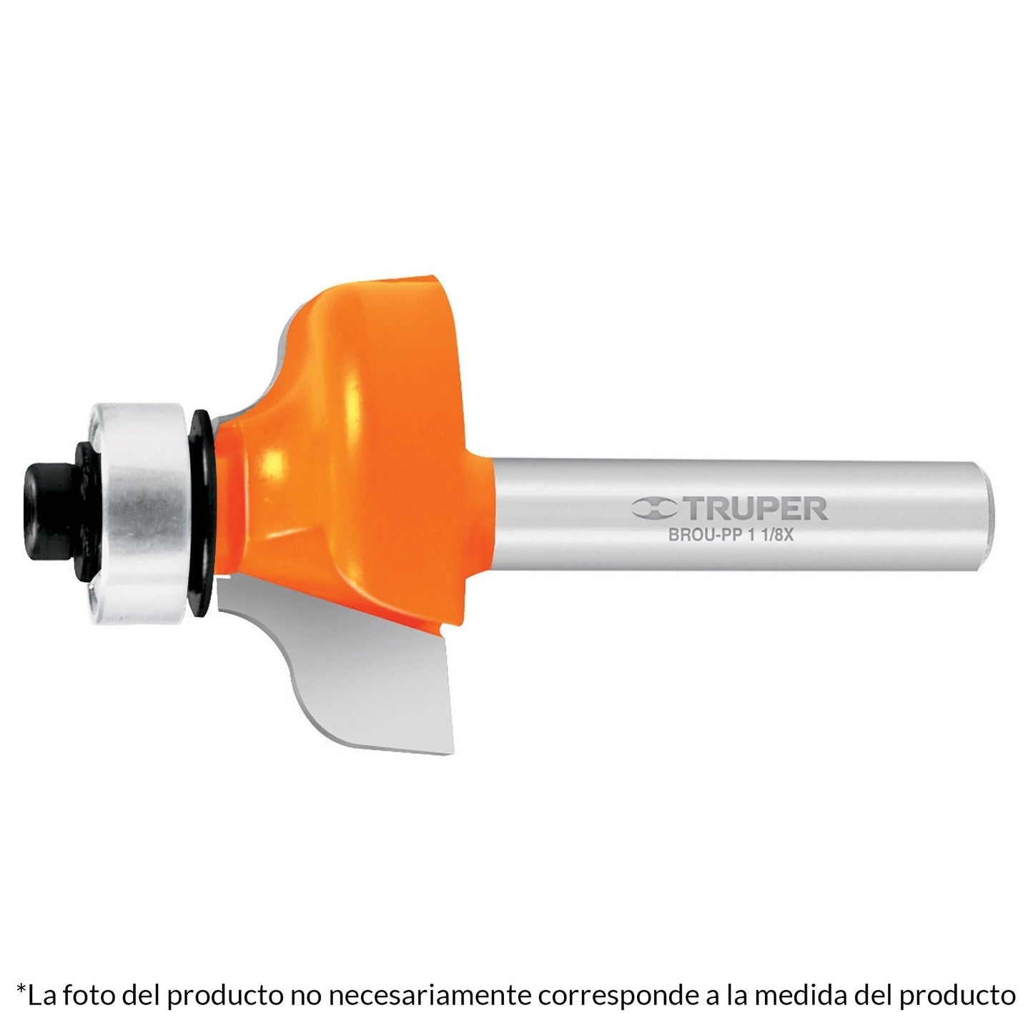 Broca para router, pecho paloma, 1-3/8" con balero