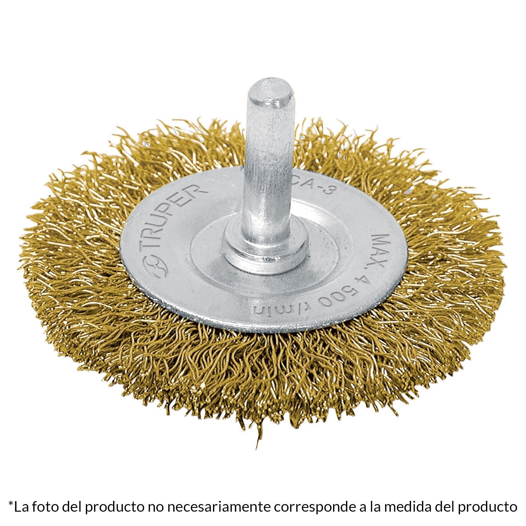 Carda circular 3" para taladro