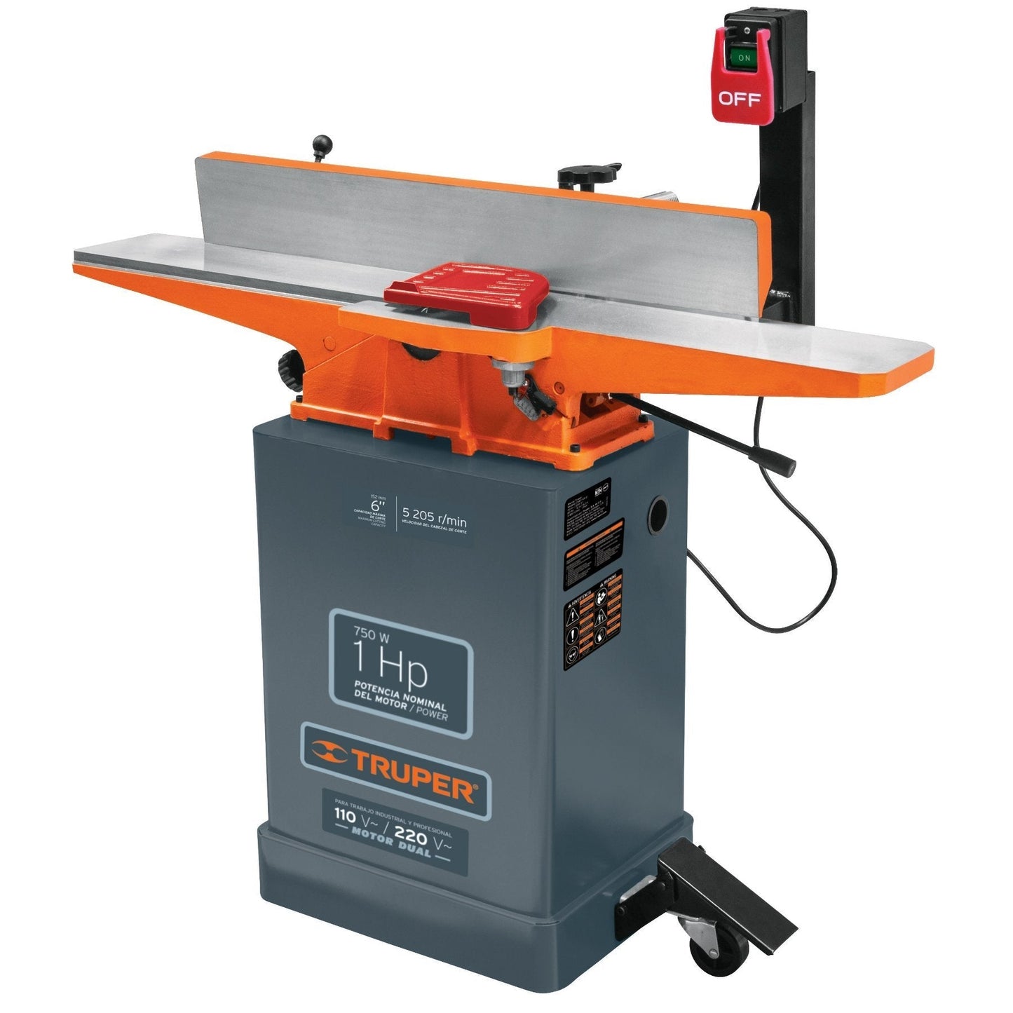 Canteadora de 6", 1 HP