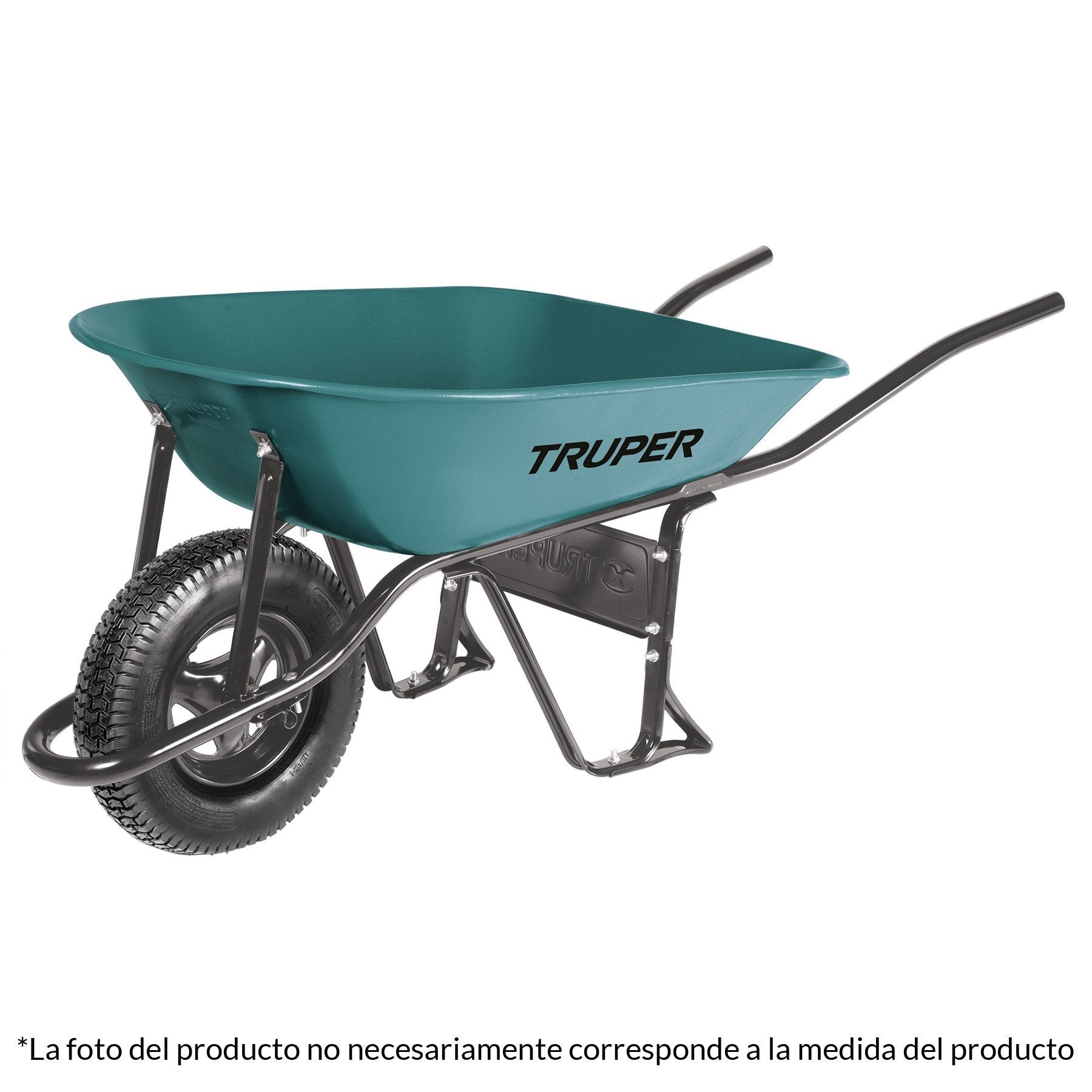 Carretilla 5 ft3, llanta neumática reforzada