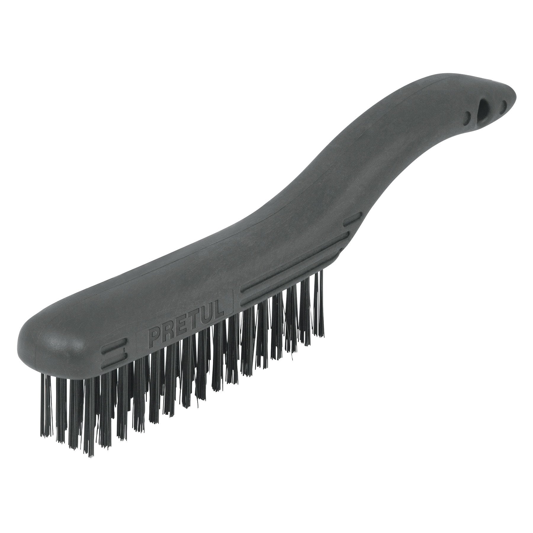 Cepillo de alambre, cerdas acero carbono, 64 pinceles,Pretul