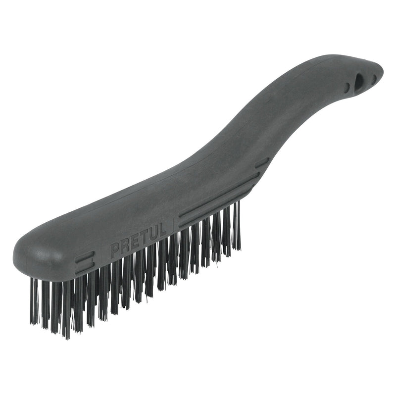 Cepillo de alambre, cerdas acero carbono, 64 pinceles,Pretul