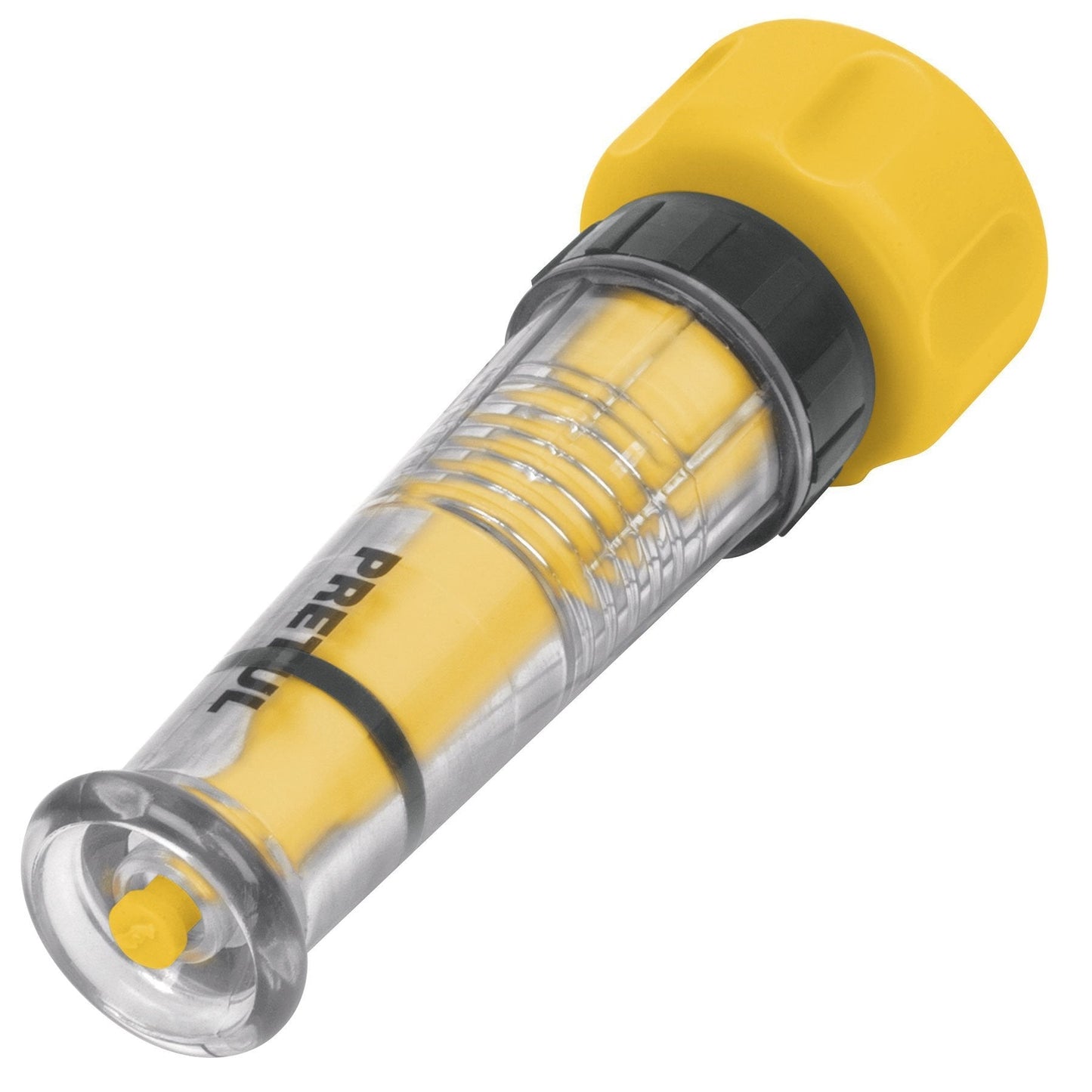 Chiflon de plastico para manguera 4", pretul
