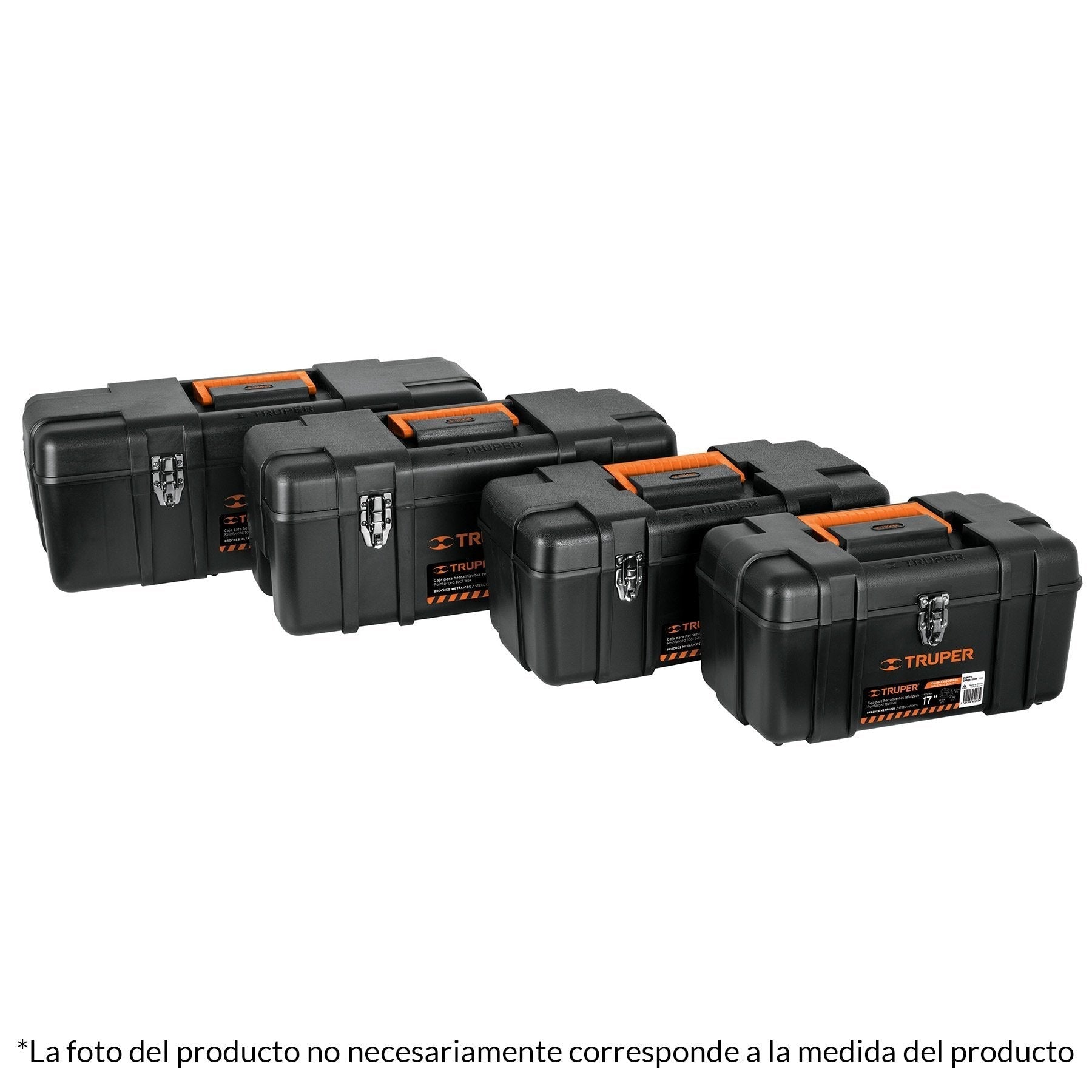 Caja para herramienta, plástica de 20", industrial