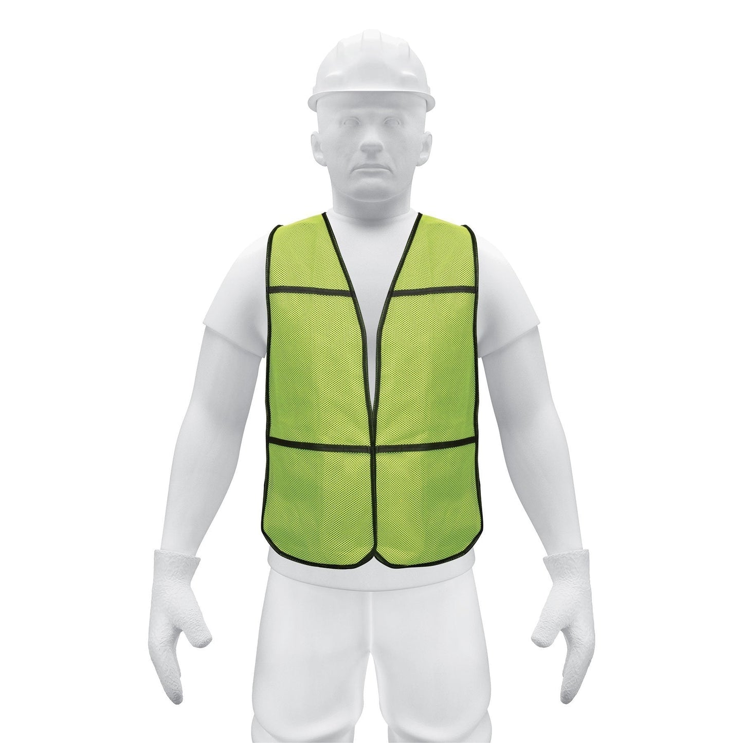 Chaleco de seguridad, uso de día, verde, Pretul