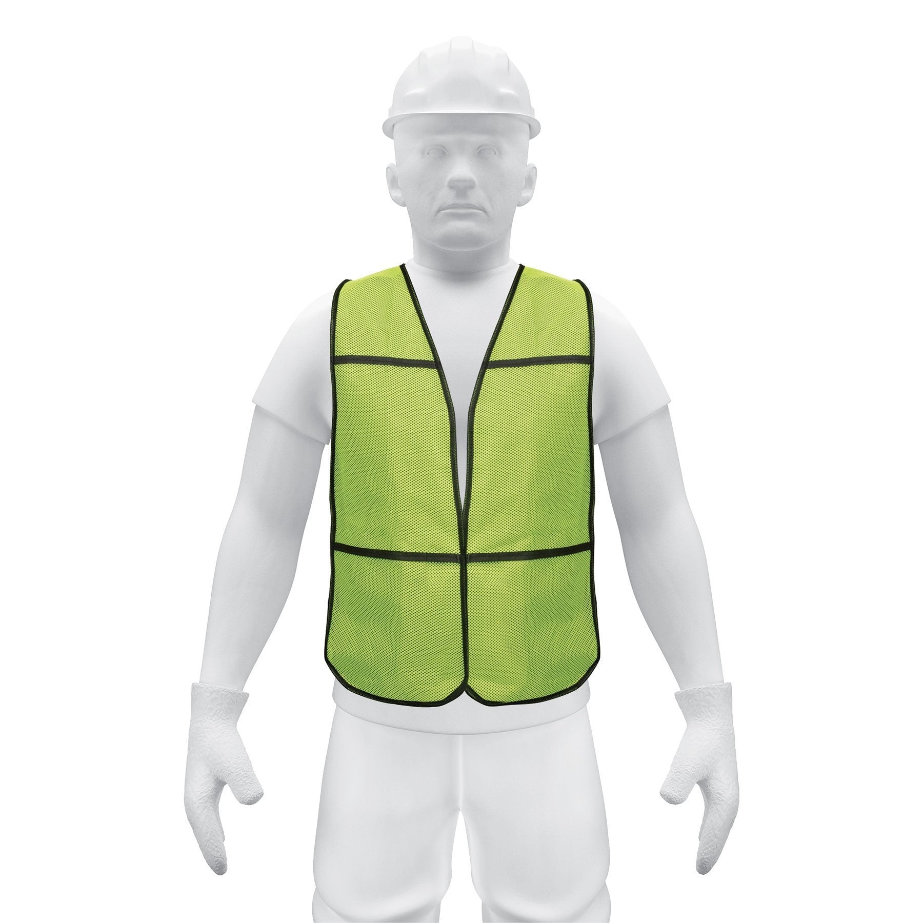 Chaleco de seguridad, uso de día, verde, Pretul