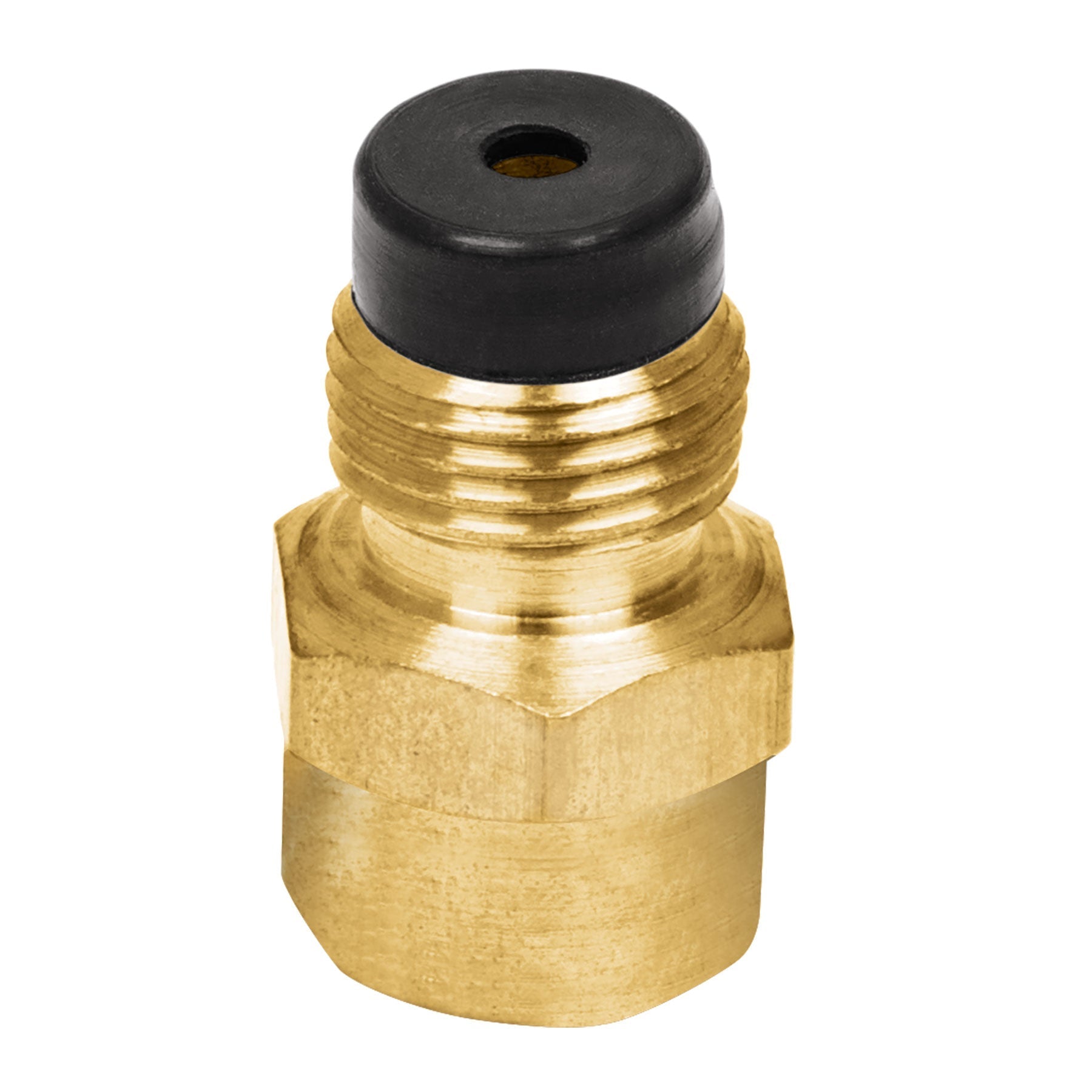 Conector de latón, flare soldable, 3/8" X 1/2"