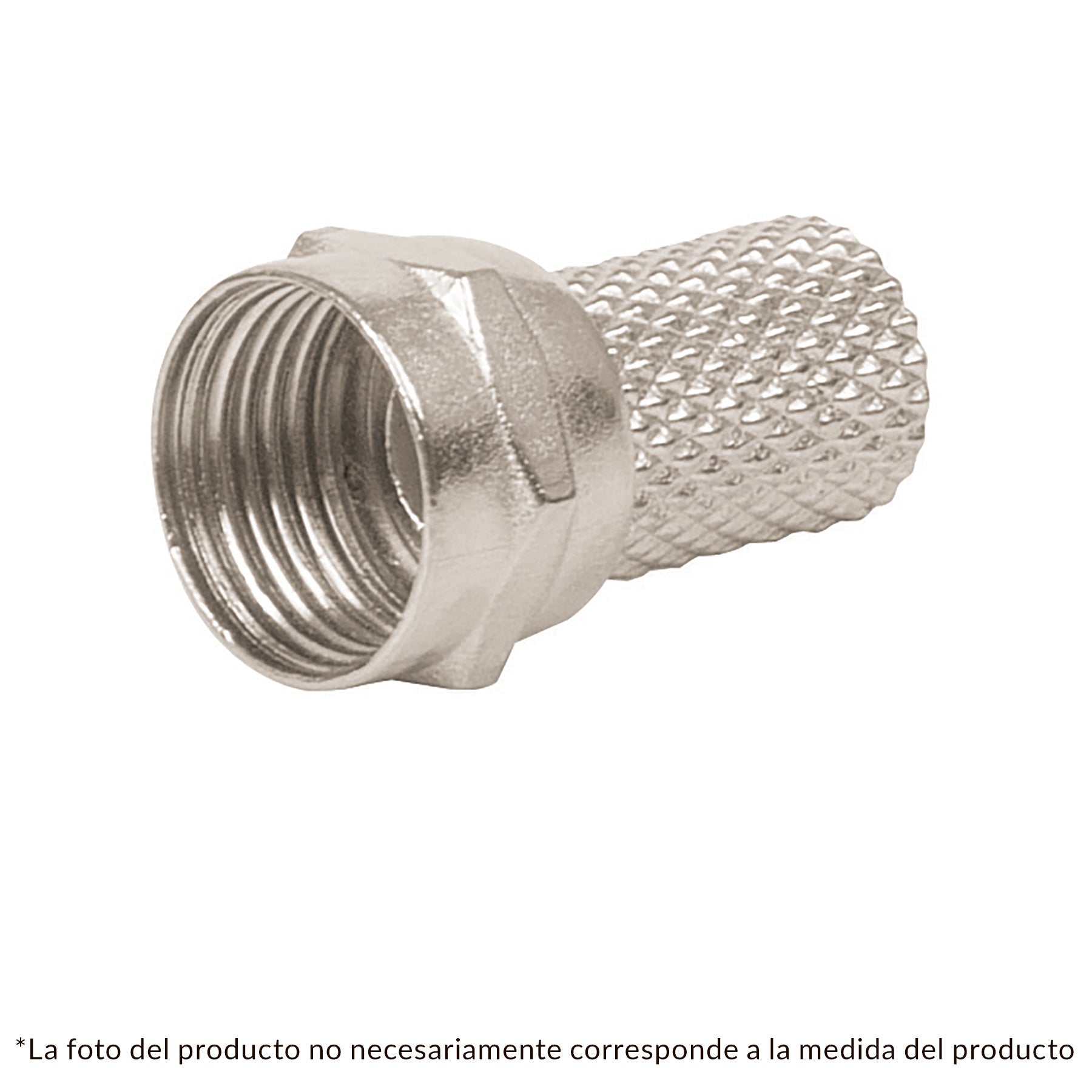 Conector coaxial RG 59 de enroscar,bolsa 4 pzas