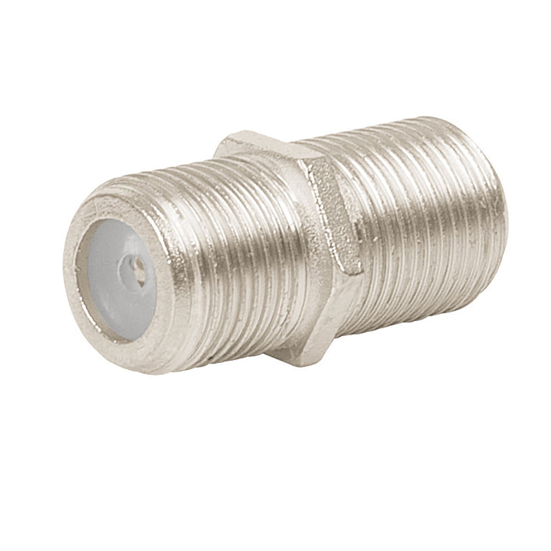 Conector coaxial RG 6 de barril, bolsa 4 piezas
