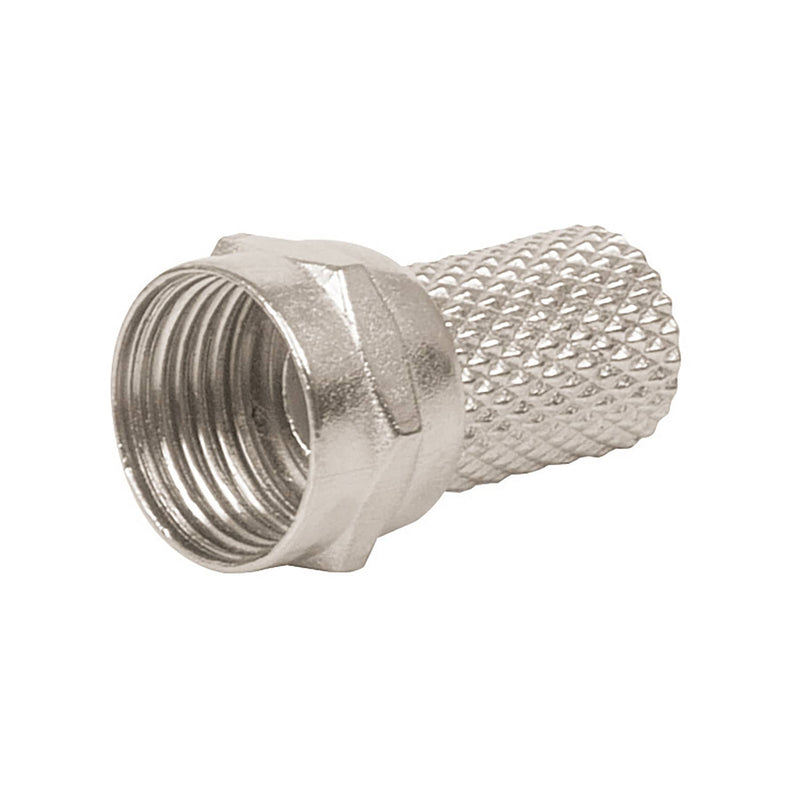 Conector coaxial RG 6 de enroscar,bolsa 4 pzas