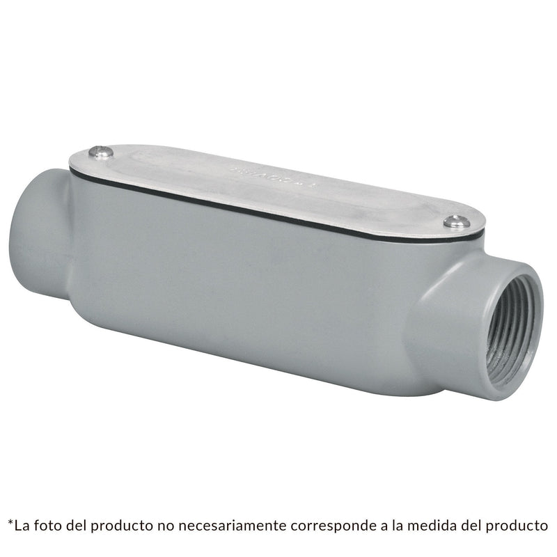 Condulet 1/2" conexión tipo C, Volteck
