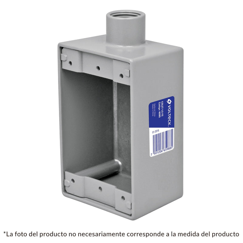 Condulet 3/4" conexión tipo FS, Volteck