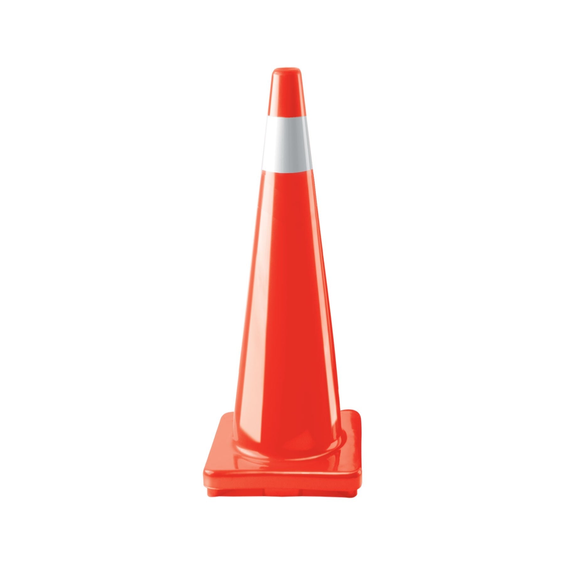 Cono de precaución, 70 cm con reflejante