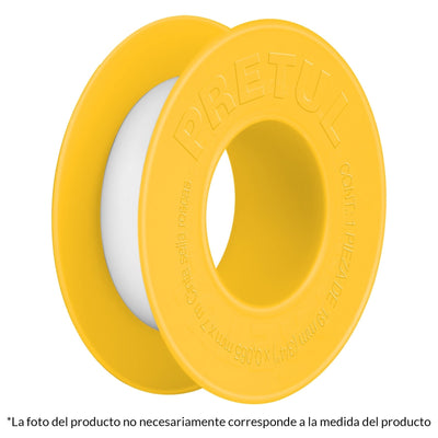 Cinta sella roscas, uso general, 7 m, 1/2", Pretul