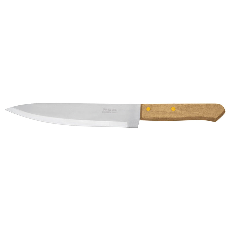 Cuchillo de chef, mango madera, 8"