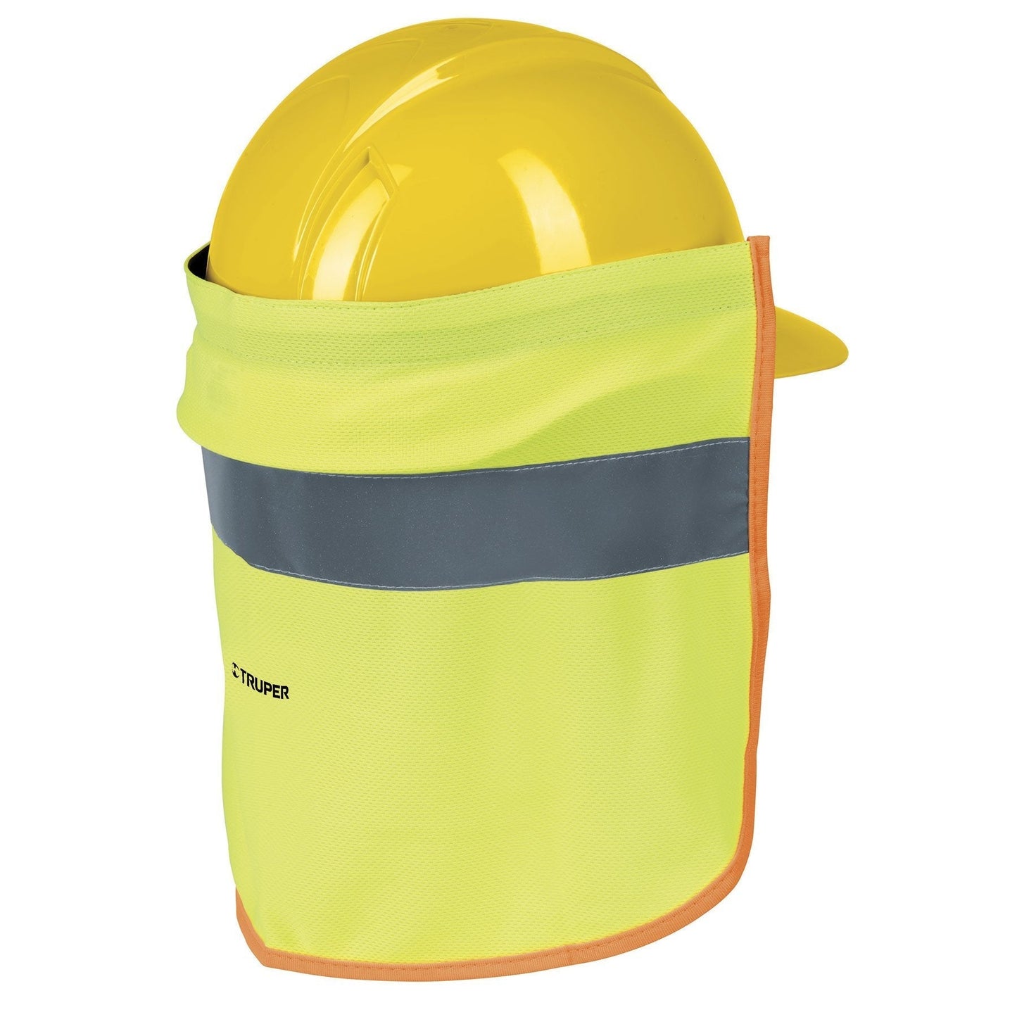 Cubrenuca para casco, con reflejante, color verde, 30 cm