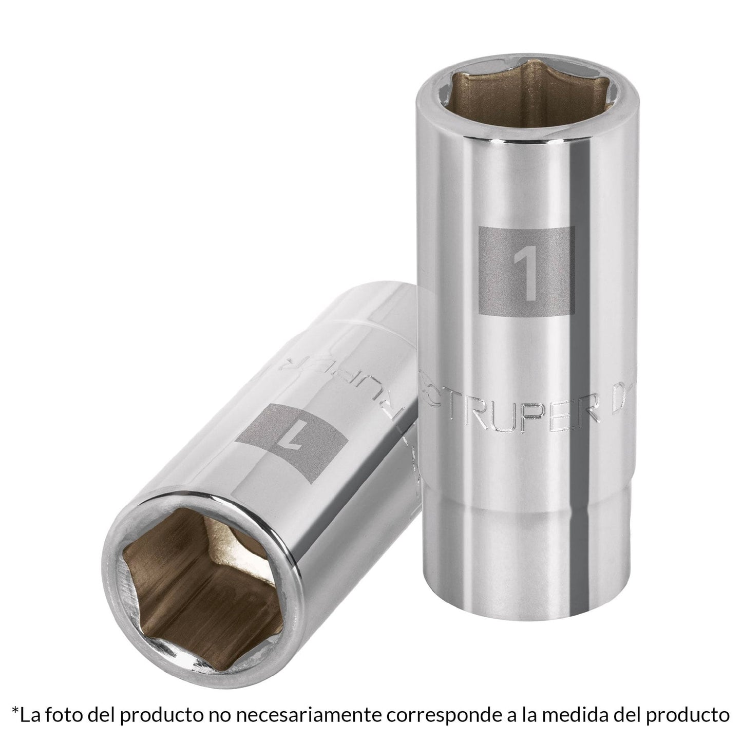 Dado de 6 puntas, largo, cuadro 3/4" de 1-7/16"