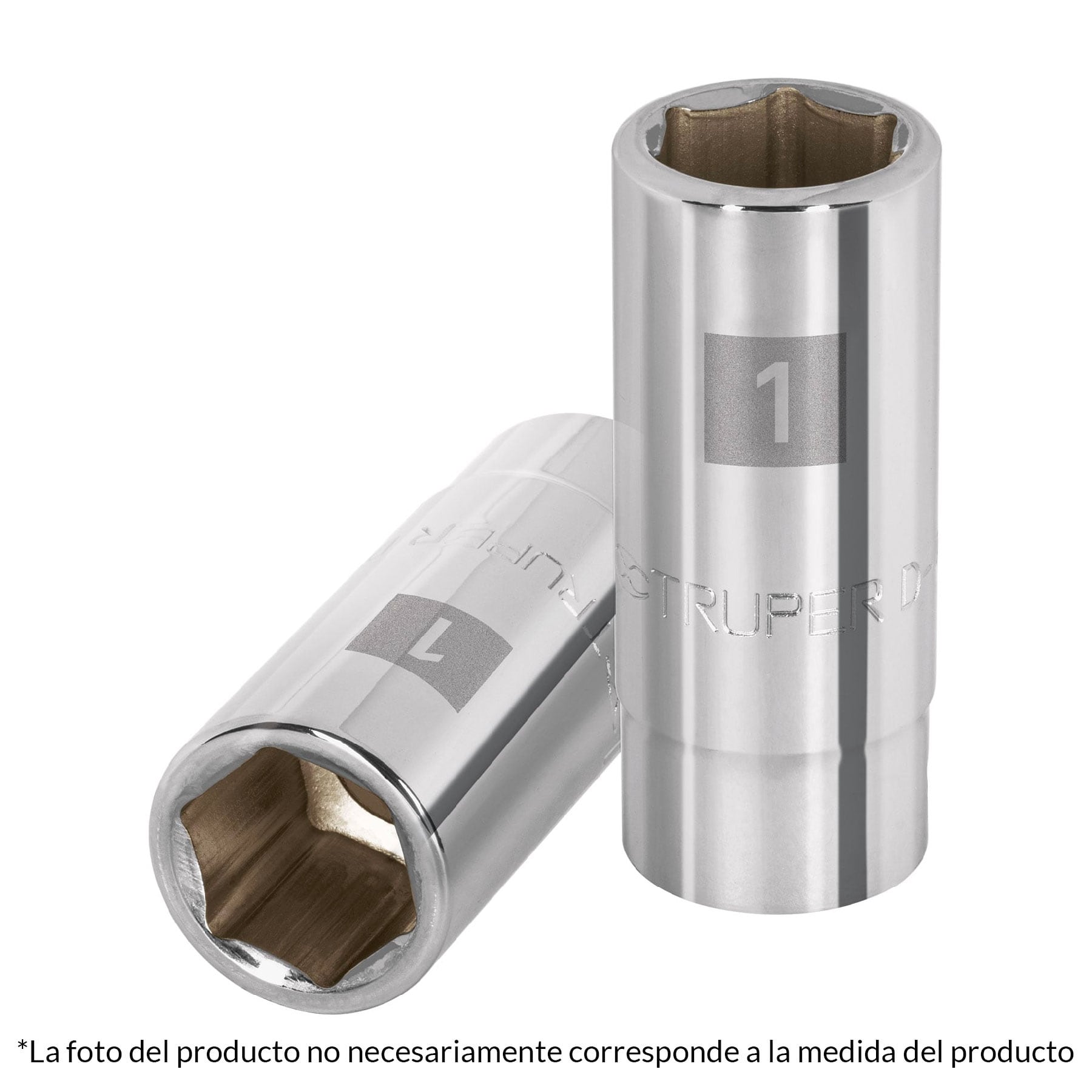 Dado de 6 puntas, largo, cuadro 3/4" de 1-7/16"
