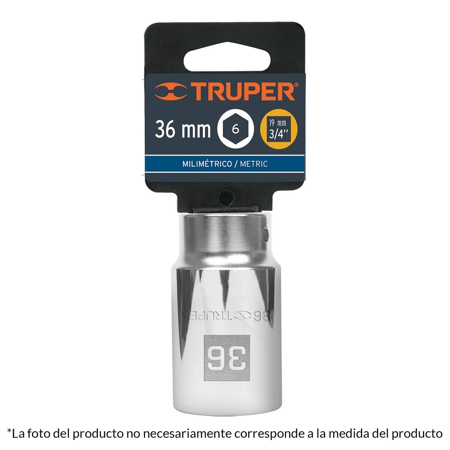 Dado de 6 puntas, cuadro 3/4" de 1-1/2"