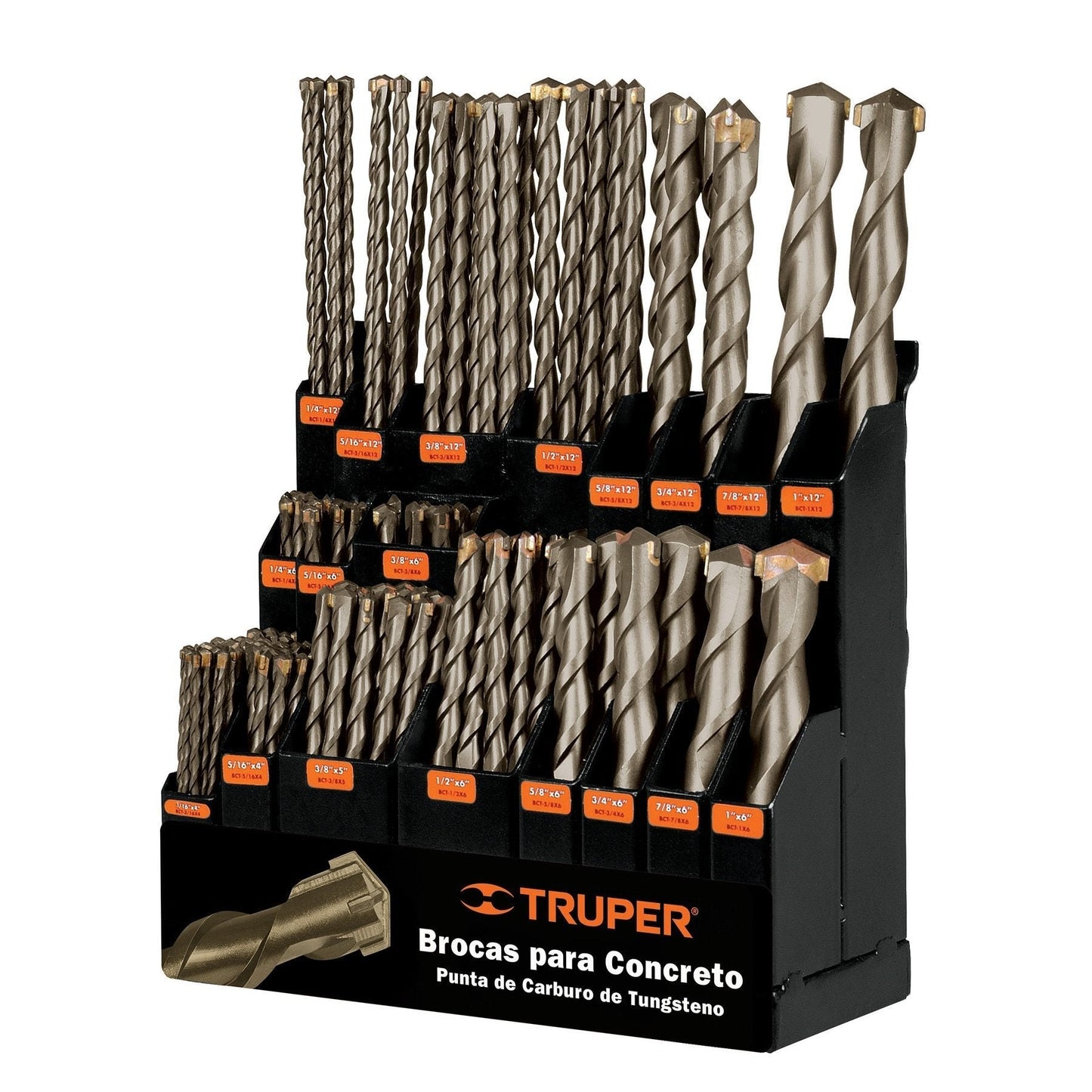 Despachador con brocas para concreto