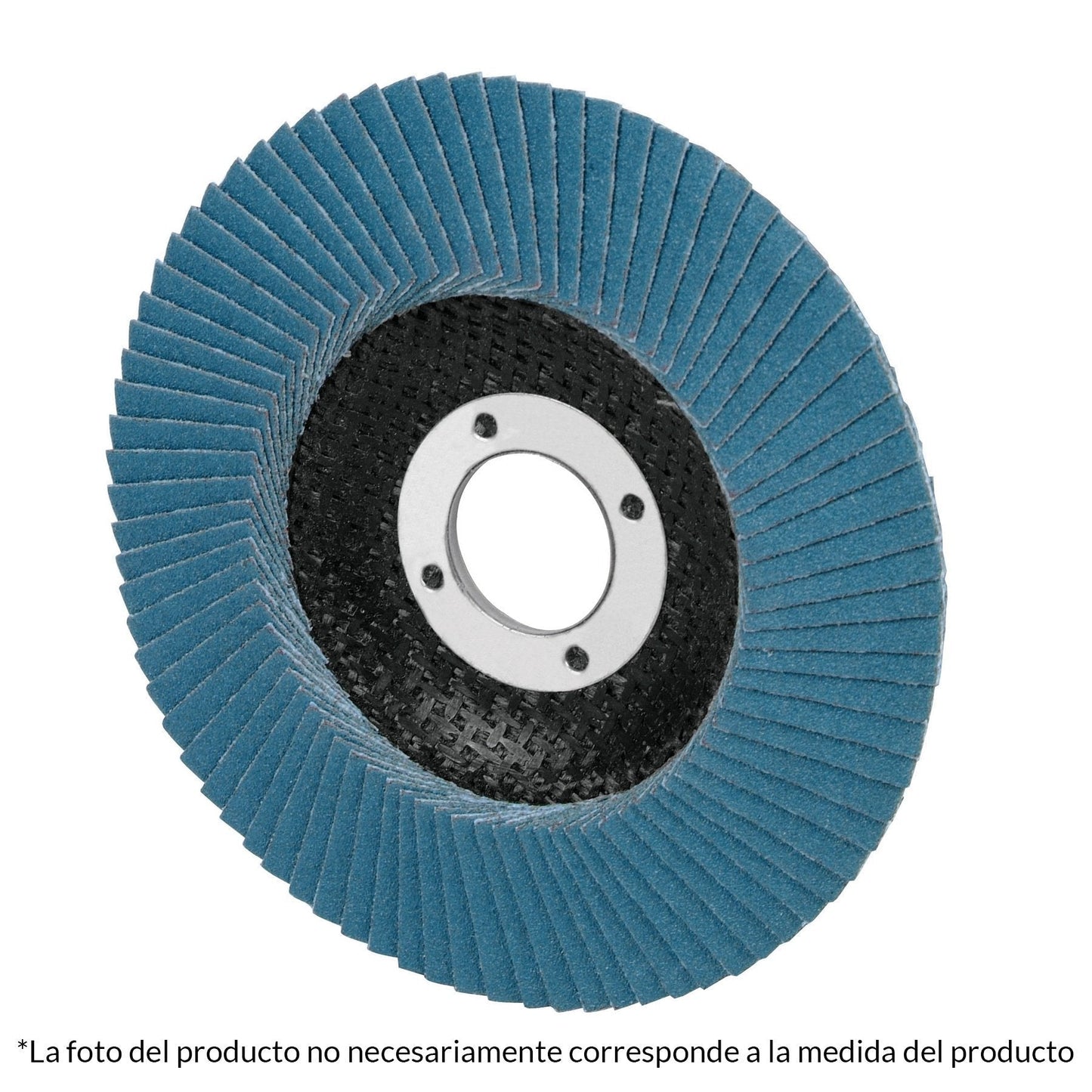 Disco laminado, 7", grano 80, centro 7/8"