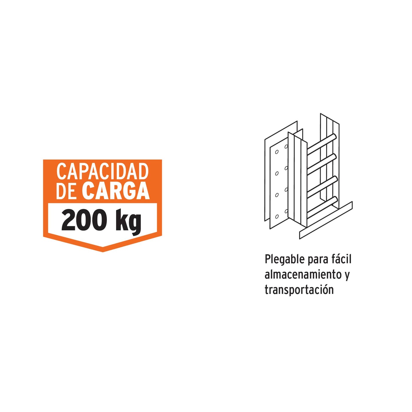 Escalera multiposición, 12 peldaños, Tipo I