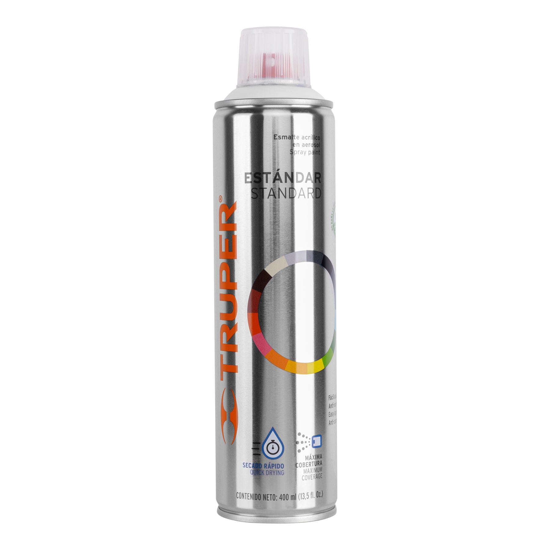Pintura (Esmalte acrílico) en aerosol, blanco brillante