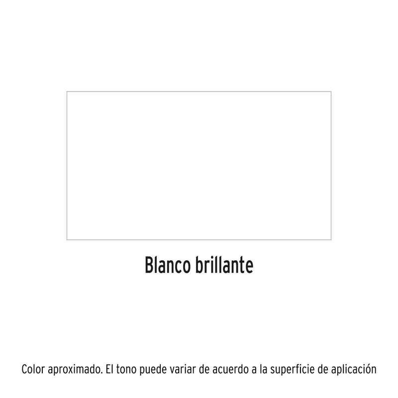 Pintura (Esmalte acrílico) en aerosol, blanco brillante