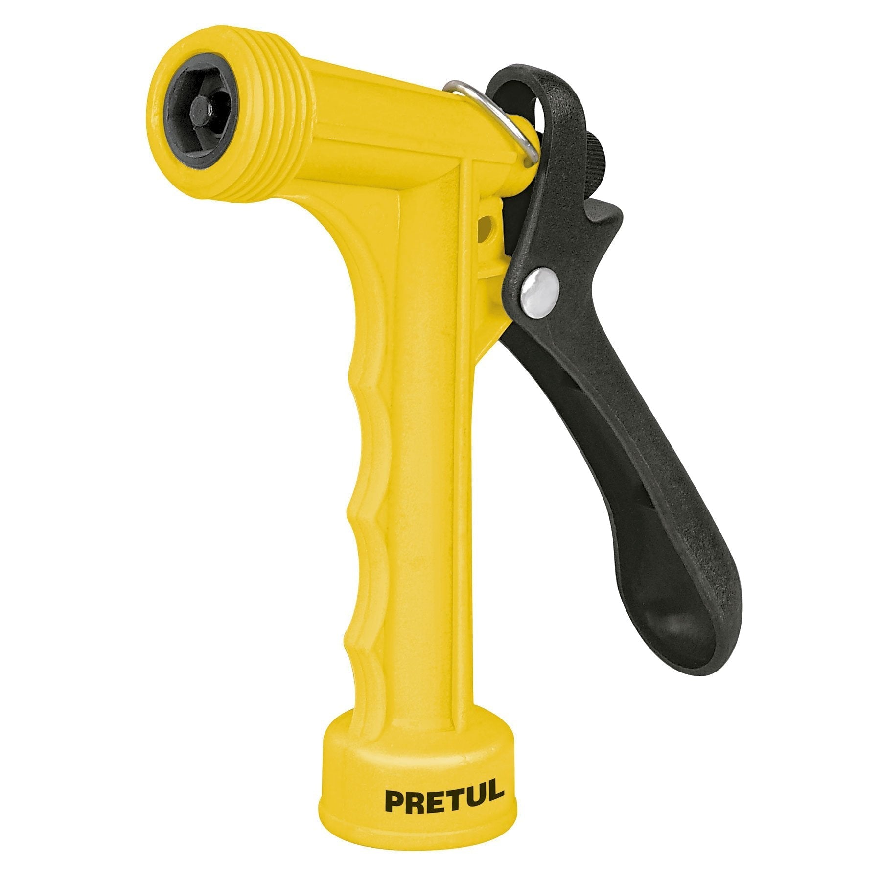 Pistola plástica p/riego, 4", pretul