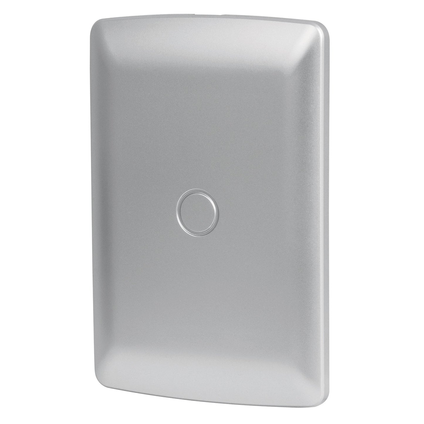 Placa de ABS ciega, línea italiana, color plata
