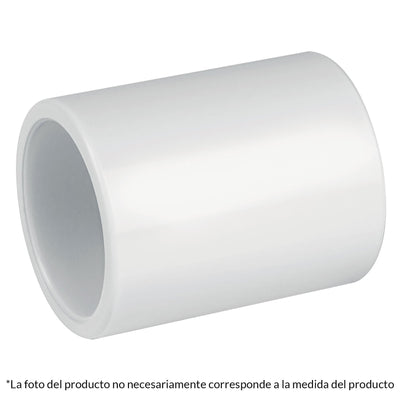 Cople de PVC cédula 40 de 1", FOSET