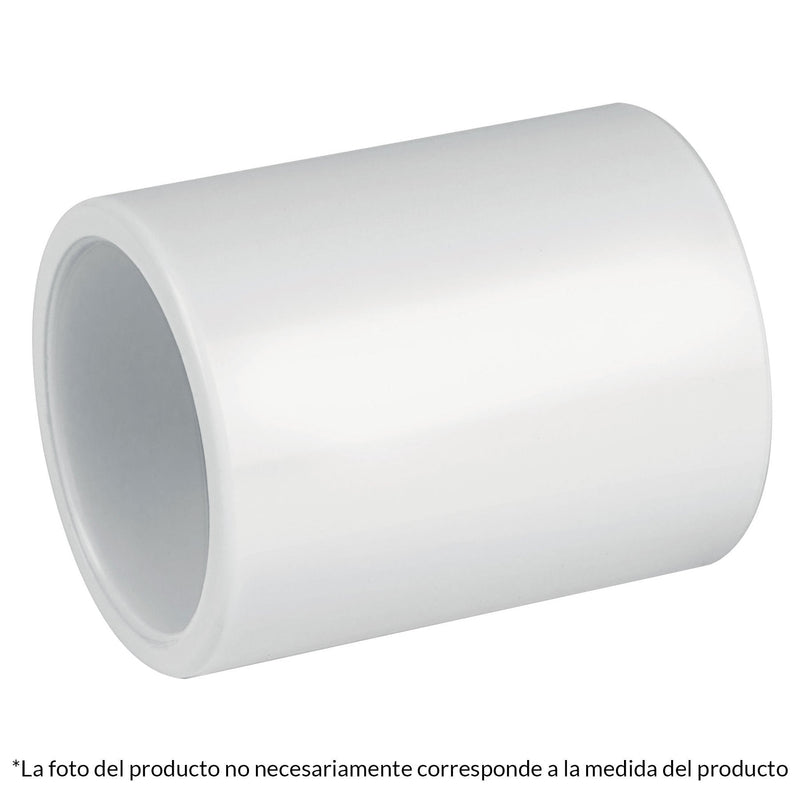 Cople de PVC, 1"