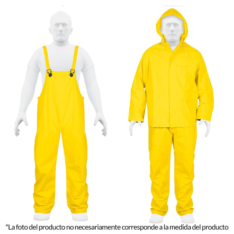 Conjunto impermeable, talla mediana, PVC